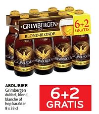 Abdijbier grimbergen 6+2 gratis-Grimbergen