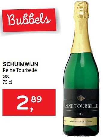 Promotions Schuimwijn reine tourbelle sec - Mousseux - Valide de 04/05/2022 à 17/05/2022 chez Alvo
