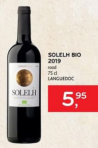 Solelh bio 2019 rood-Rode wijnen
