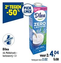 Dilea melkdrank - lactosevrij-Dilea