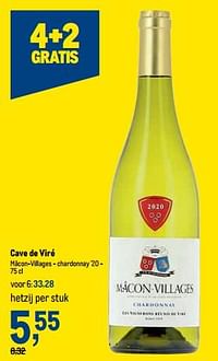Cave de viré mâcon-villages - chardonnay-Witte wijnen