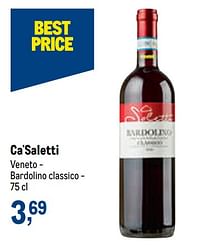 Ca`saletti veneto - bardolino classico-Rode wijnen