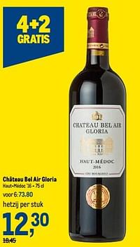 Château bel air gloria haut-médoc-Rode wijnen