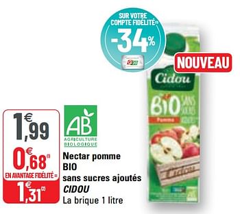 Nectar de pomme BIO - Cidou