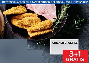 Promotions Chicken crusties 3+1 gratis - Produit maison - Alvo - Valide de 11/05/2022 à 17/05/2022 chez Alvo