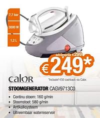 Calor stoomgenerator cagv9713c0-Calor