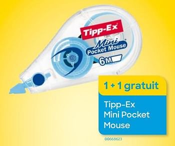 Promotions Tipp-ex mini pocket mouse 1 + 1 gratuit - Tipp-Ex - Valide de 01/05/2022 à 30/06/2022 chez Ava