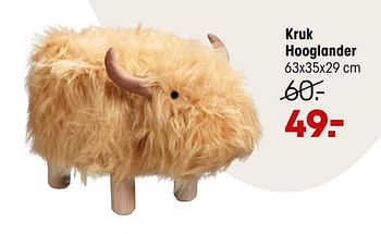 Promotions Kruk hooglander - Produit maison - Kwantum - Valide de 02/05/2022 à 19/05/2022 chez Kwantum