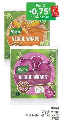 Knorr veggie wraps met bieten of met wortel-Knorr