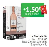 La croix du pin igp pays d’oc rosé cinsault grenache-Rosé wijnen
