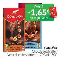 Côte d’or chocoladetabletten-Cote D