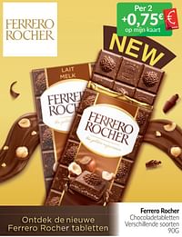 Ferrero rocher chocoladetabletten-Ferrero