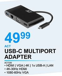 Act usb-c multiport adapter ac7330-ACT