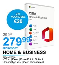 Microsoft home + business t5d-03485-dsd-Microsoft