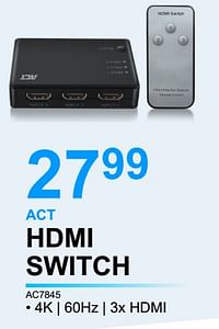 Act hdmi switch ac7845-ACT