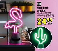 Neon beat speaker-Huismerk - Happyland