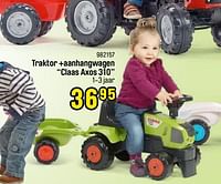 Traktor +aanhangwagen claas axos 310-Falk