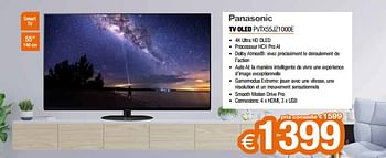 Promotions Panasonic tv oled pvtx55jz1000e - Panasonic - Valide de 01/05/2022 à 31/05/2022 chez Expert