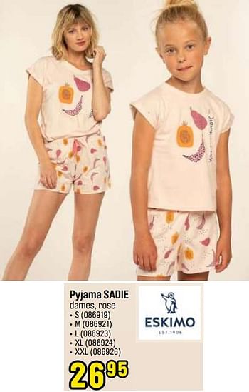 Promoties Pyjama sadie - Eskimo - Geldig van 02/05/2022 tot 04/06/2022 bij Happyland