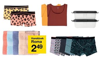 Promoties Handdoek roma - Huismerk - Zeeman  - Geldig van 30/04/2022 tot 13/05/2022 bij Zeeman