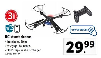 Promoties Rc stunt drone - Huismerk - Lidl - Geldig van 09/05/2022 tot 14/05/2022 bij Lidl