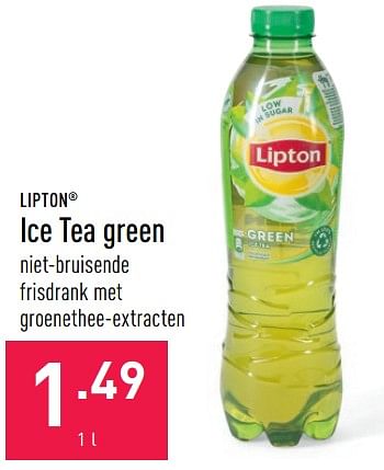 Promotions Ice tea green - Lipton - Valide de 13/05/2022 à 20/05/2022 chez Aldi