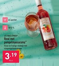 Rosé met pompelmoesaroma-Rosé wijnen