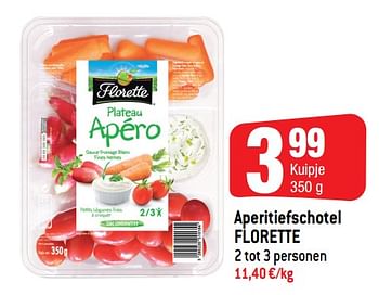 Promoties Aperitiefschotel florette - Florette - Geldig van 04/05/2022 tot 10/05/2022 bij Smatch