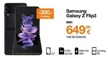 Promoties Samsung galaxy z flip3 - Samsung - Geldig van 02/05/2022 tot 15/05/2022 bij Orange