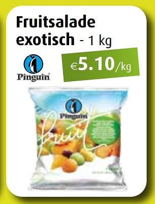 Promoties Fruitsalade exotisch - Pinguin - Geldig van 02/05/2022 tot 30/06/2022 bij Aronde