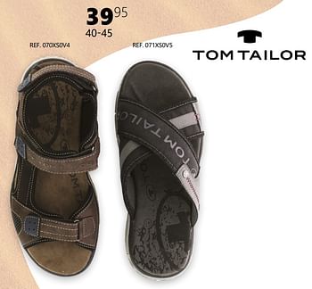 Promoties sandalan - Tom Tailor - Geldig van 02/05/2022 tot 22/05/2022 bij Pronti