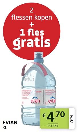 Promoties Evian xl - Evian - Geldig van 13/05/2022 tot 25/05/2022 bij BelBev