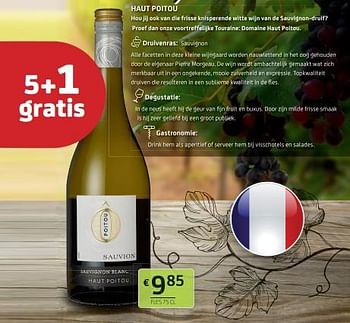 Promotions Haut poitou - Vins blancs - Valide de 13/05/2022 à 25/05/2022 chez BelBev