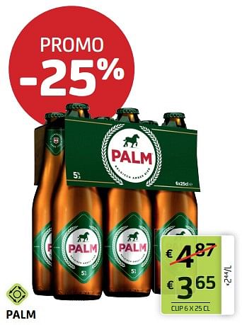 Promotions Palm - Palm - Valide de 13/05/2022 à 25/05/2022 chez BelBev