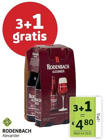 Promoties Rodenbach alexander - Rodenbach - Geldig van 13/05/2022 tot 25/05/2022 bij BelBev
