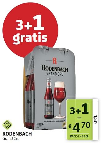 Promotions Rodenbach grand cru - Rodenbach - Valide de 13/05/2022 à 25/05/2022 chez BelBev