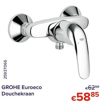 Promoties Grohe euroeco douchekraan - Grohe - Geldig van 01/05/2022 tot 31/05/2022 bij Euro Shop