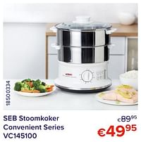 Seb stoomkoker convenient series vc145100-SEB