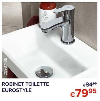 Promotions Robinet toilette eurostyle - Produit Maison - Euroshop - Valide de 01/05/2022 à 31/05/2022 chez Euro Shop