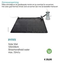 Intex solar mat-Intex