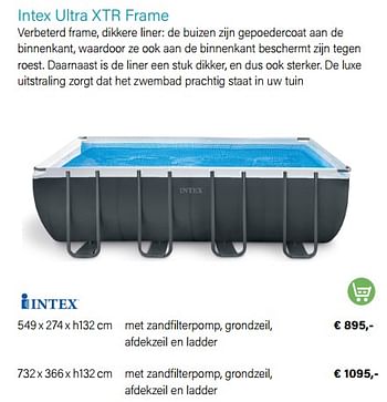 Promoties Intex ultra xtr frame - Intex - Geldig van 03/05/2022 tot 31/08/2022 bij Multi Bazar