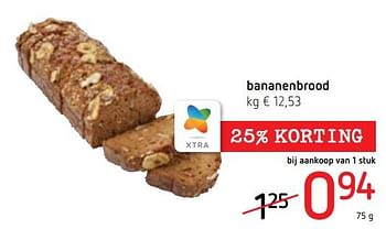 Promoties Bananenbrood - Huismerk - Spar Retail - Geldig van 05/05/2022 tot 18/05/2022 bij Spar (Colruytgroup)