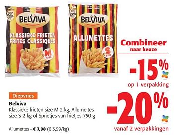Promoties Belviva allumettes - Belviva - Geldig van 04/05/2022 tot 17/05/2022 bij Colruyt