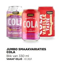 Jumbo smaakvariaties cola-Huismerk - Jumbo