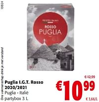 Puglia i.g.t. rosso 2020-2021 puglia - italië-Rode wijnen