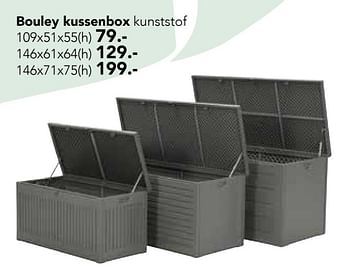 Promoties Bouley kussenbox - Huismerk - Free Time - Geldig van 01/04/2022 tot 30/06/2022 bij Freetime