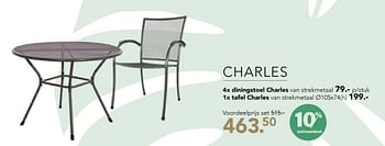 Promoties Charles - Huismerk - Free Time - Geldig van 01/04/2022 tot 30/06/2022 bij Freetime