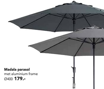 Promoties Madala parasol - Madison - Geldig van 01/04/2022 tot 30/06/2022 bij Freetime