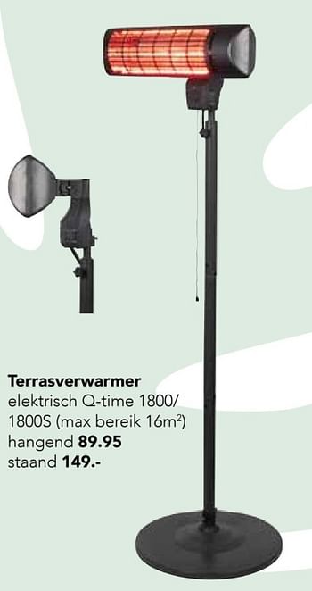 Promoties Terrasverwarmer hangend - Huismerk - Free Time - Geldig van 01/04/2022 tot 30/06/2022 bij Freetime