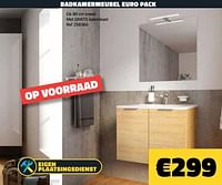 Badkamermeubel euro pack eik-Huismerk - Bouwcenter Frans Vlaeminck